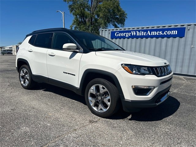 Used 2021 Jeep Compass Limited with VIN 3C4NJDCB3MT521522 for sale in Ames, IA