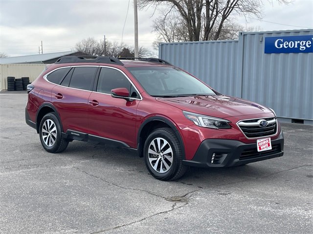 Used 2021 Subaru Outback Premium with VIN 4S4BTADC6M3191482 for sale in Ames, IA