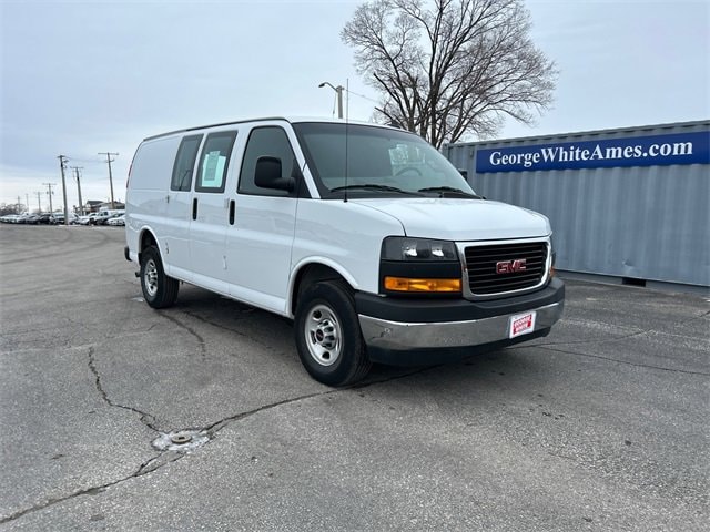 Used 2022 GMC Savana Cargo Work Van with VIN 1GTW7AFP0N1188519 for sale in Ames, IA