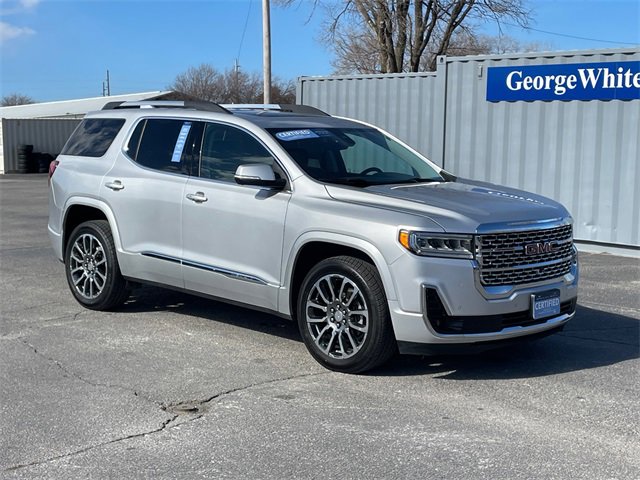 Certified 2020 GMC Acadia Denali with VIN 1GKKNXLS0LZ108221 for sale in Ames, IA