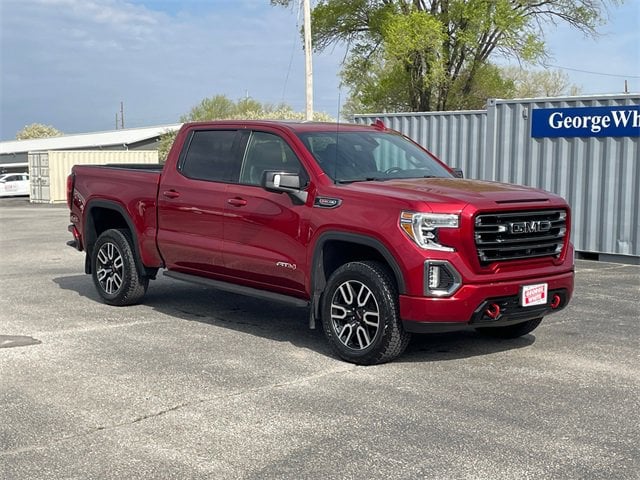 Used 2021 GMC Sierra 1500 AT4 with VIN 1GTP9EEL1MZ221371 for sale in Ames, IA