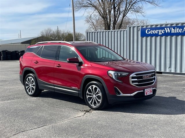 Used 2019 GMC Terrain SLT with VIN 3GKALVEXXKL277344 for sale in Ames, IA