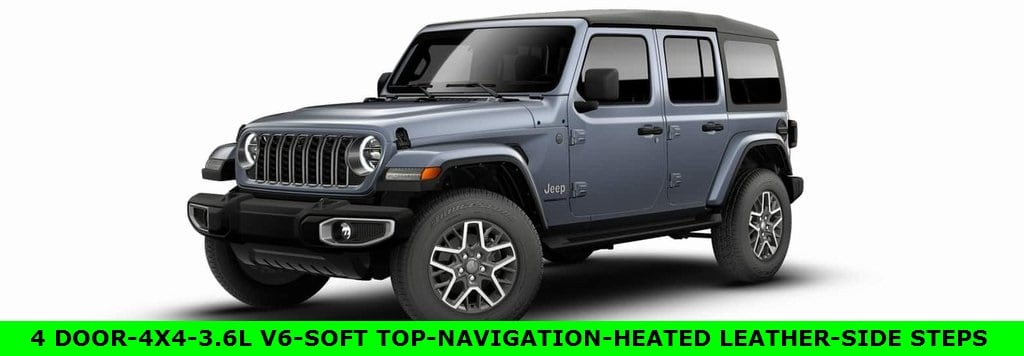 New 2026 Jeep Wrangler 4-DOOR SAHARA Sport Utility
