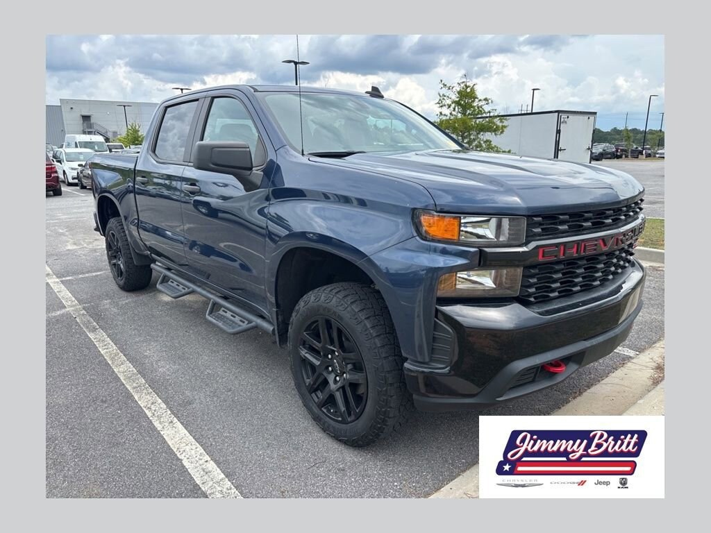 Used 2021 Chevrolet Silverado 1500 Custom Trail Boss 4WD Crew Cab 147 Custom Trail Boss