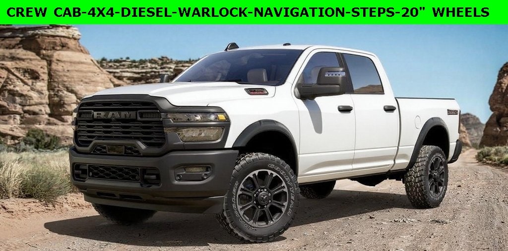 New 2026 Ram 2500 WARLOCK CREW CAB 4X4 6'4 BOX Pickup