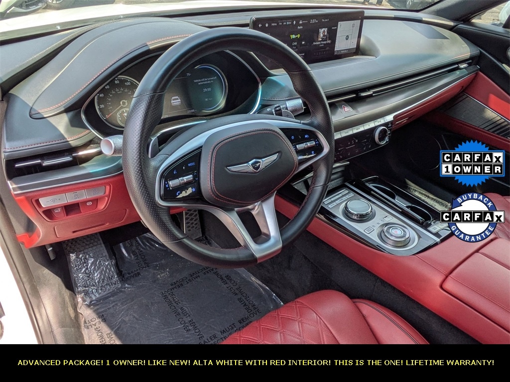 Certified 2024 GENESIS G80 SPORT with VIN KMTGB4SD0RU214171 for sale in North Aurora, IL