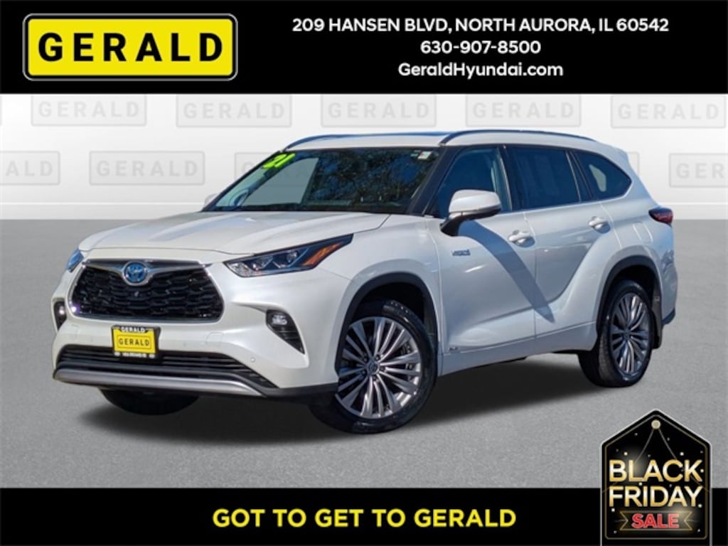 Used 2021 Toyota Highlander Hybrid Platinum SUV