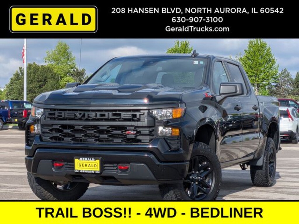 Used 2023 Chevrolet Silverado 1500 Custom Trail Boss Truck Crew Cab