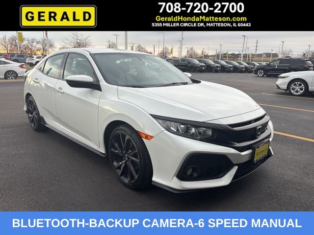 Used 2018 Honda Civic Hatchback Sport with VIN SHHFK7G49JU219952 for sale in North Aurora, IL