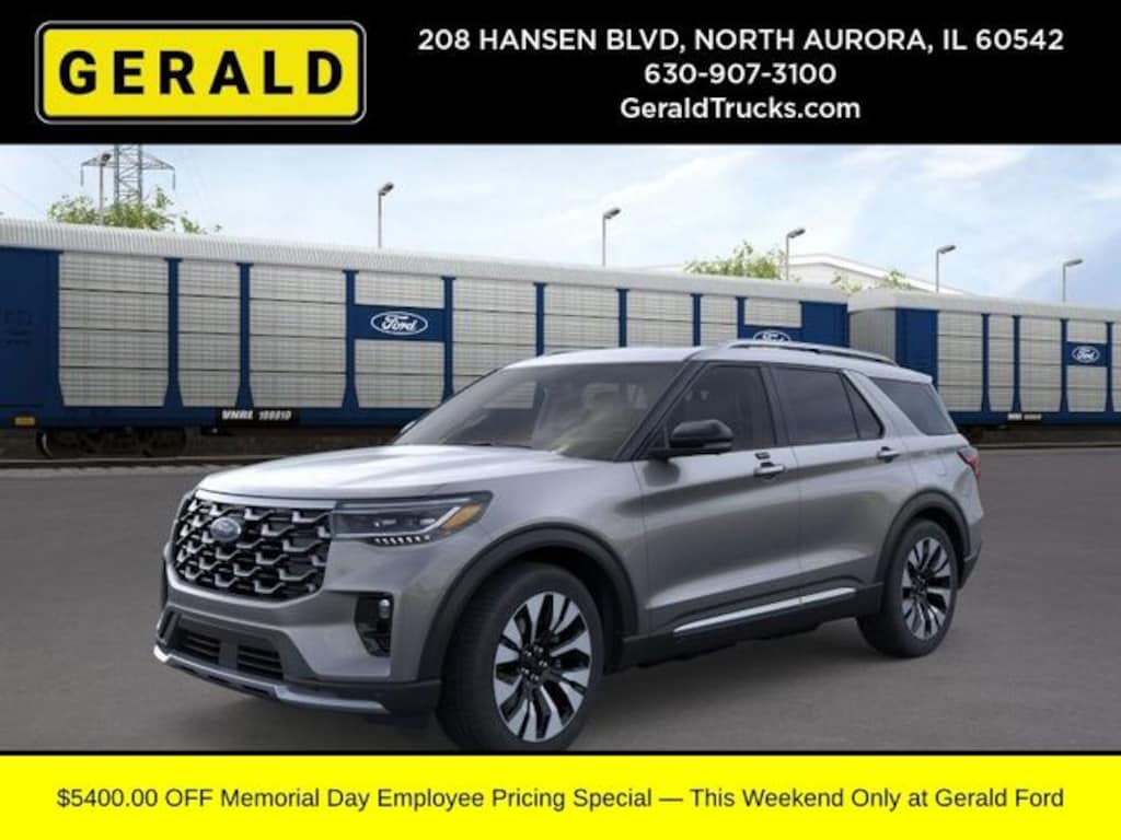 New 2026 Ford Explorer Platinum SUV