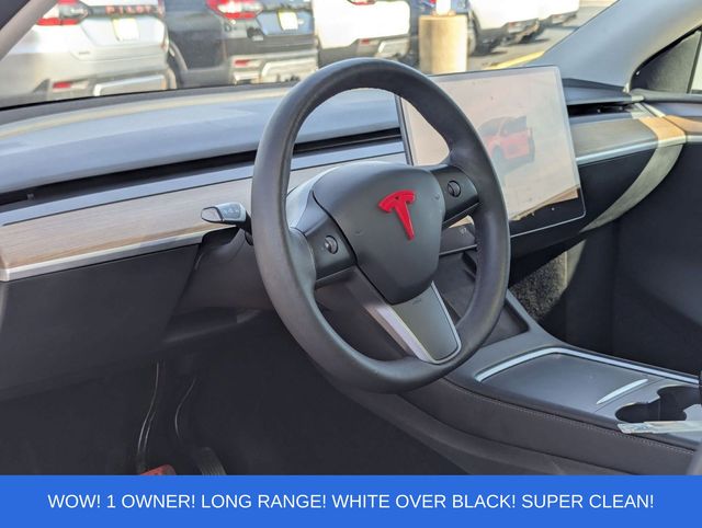 Used 2023 Tesla Model Y Long Range with VIN 7SAYGAEE6PF713685 for sale in North Aurora, IL