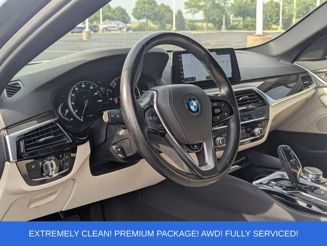 Used 2018 BMW 5 Series 530i with VIN WBAJA7C50JWA72588 for sale in North Aurora, IL