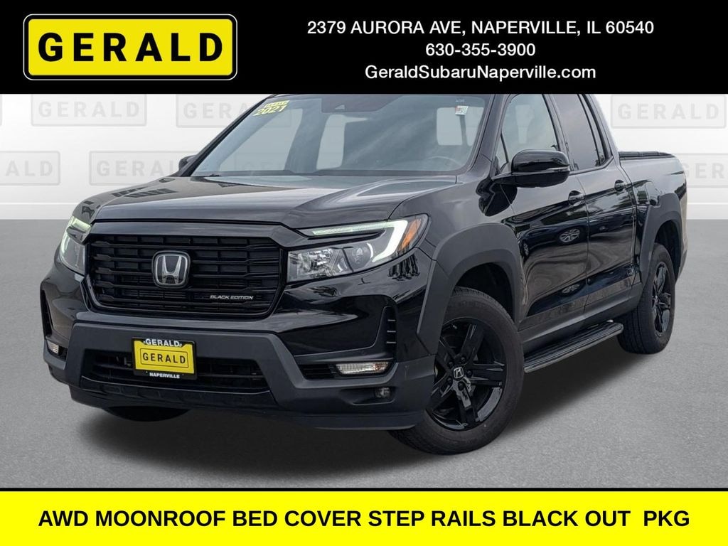 Used 2021 Honda Ridgeline Black Edition Truck Crew Cab