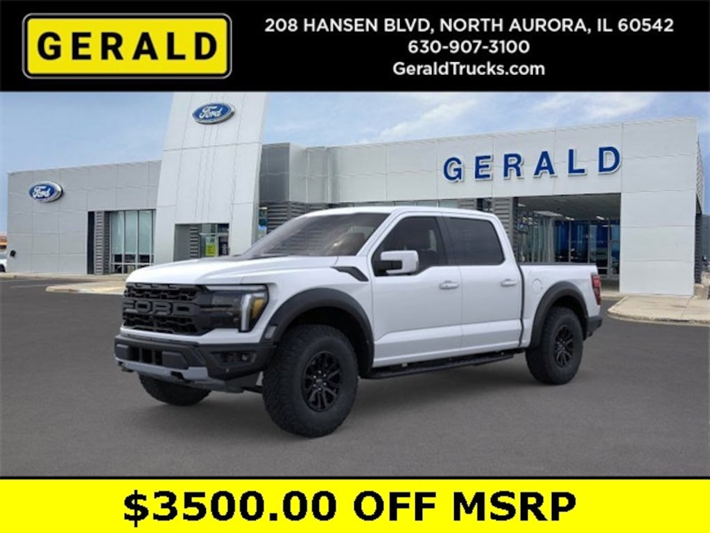 New 2025 Ford F-150 Raptor Truck SuperCrew Cab