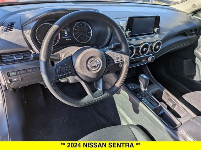 Certified 2024 Nissan Sentra S with VIN 3N1AB8BV4RY318277 for sale in North Aurora, IL
