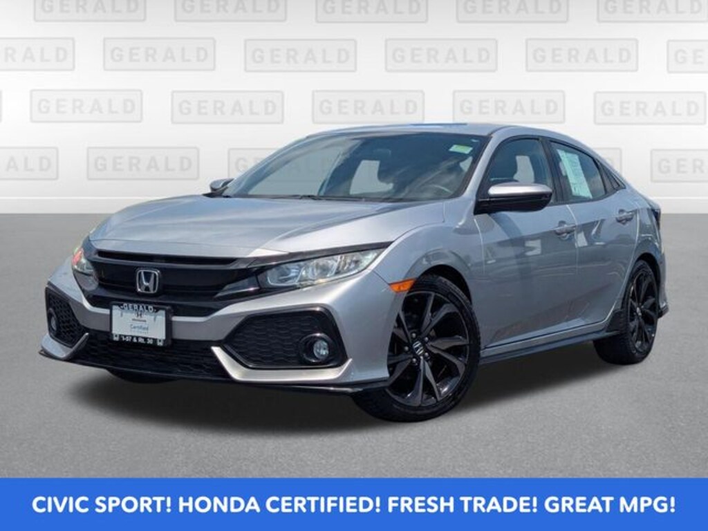 Certified 2018 Honda Civic Sport Hatchback