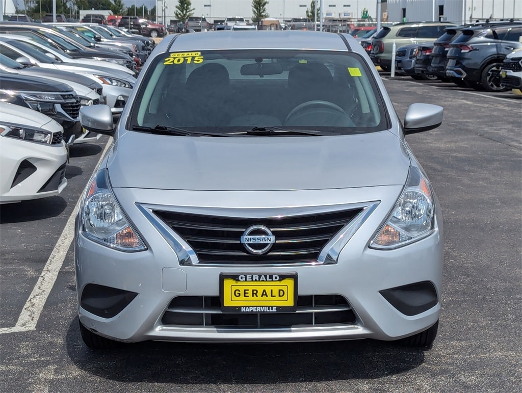 Used 2015 Nissan Versa Sedan SV with VIN 3N1CN7AP6FL829821 for sale in North Aurora, IL