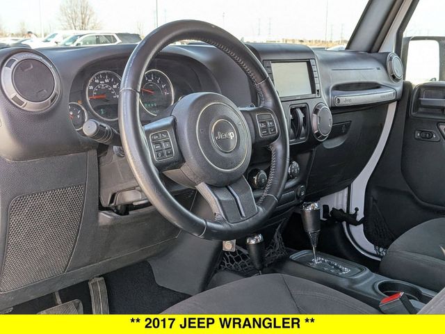 Used 2017 Jeep Wrangler Willys Wheeler with VIN 1C4AJWAG5HL549221 for sale in North Aurora, IL