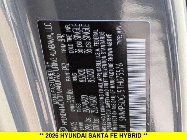 2026 Hyundai Santa Fe Calligraphy - Photo 16