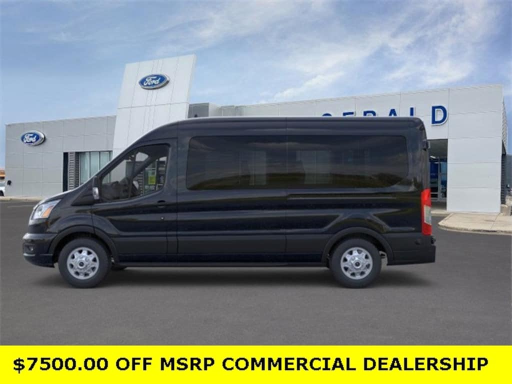 New 2025 Ford Transit-350 Passenger XLT Wagon Medium Roof Van