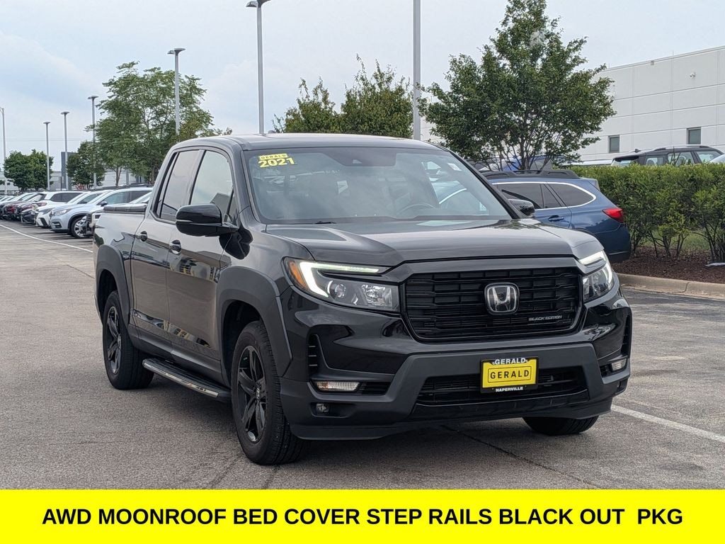 Used 2021 Honda Ridgeline Black Edition Truck Crew Cab