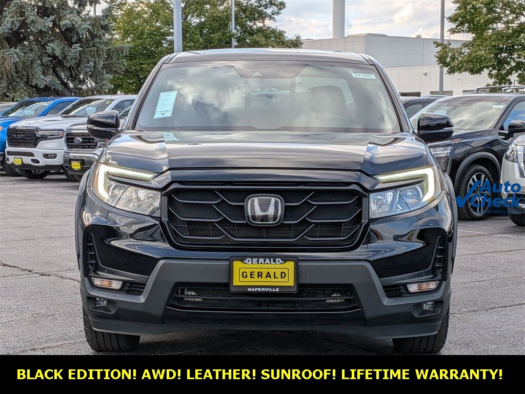 Certified 2022 Honda Ridgeline Black Edition Truck Crew Cab