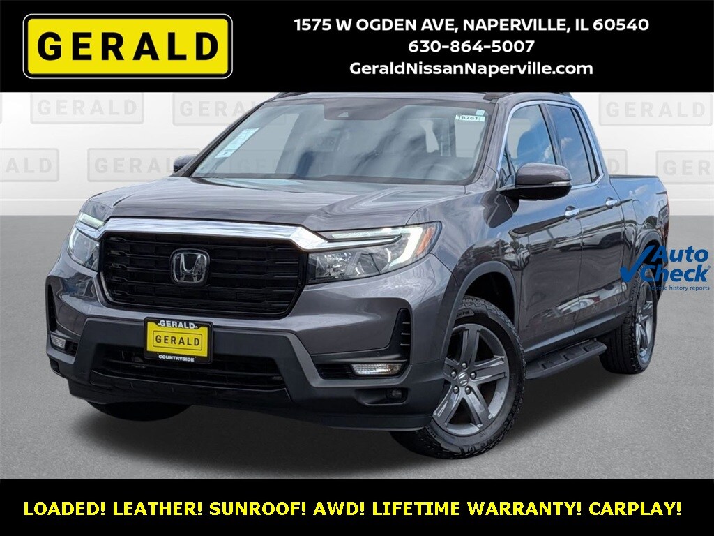 Certified 2022 Honda Ridgeline RTL-E Truck Crew Cab