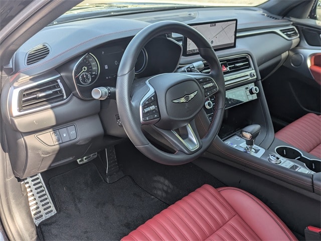 Certified 2024 GENESIS G70 Standard with VIN KMTG34SCXRU141766 for sale in North Aurora, IL