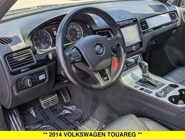Used 2014 Volkswagen Touareg R-Line with VIN WVGDP9BP3ED008102 for sale in North Aurora, IL