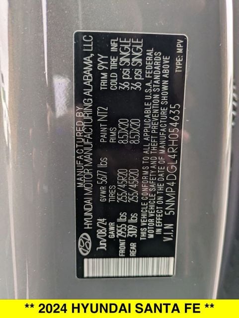 2024 Hyundai Santa Fe Limited - Photo 33
