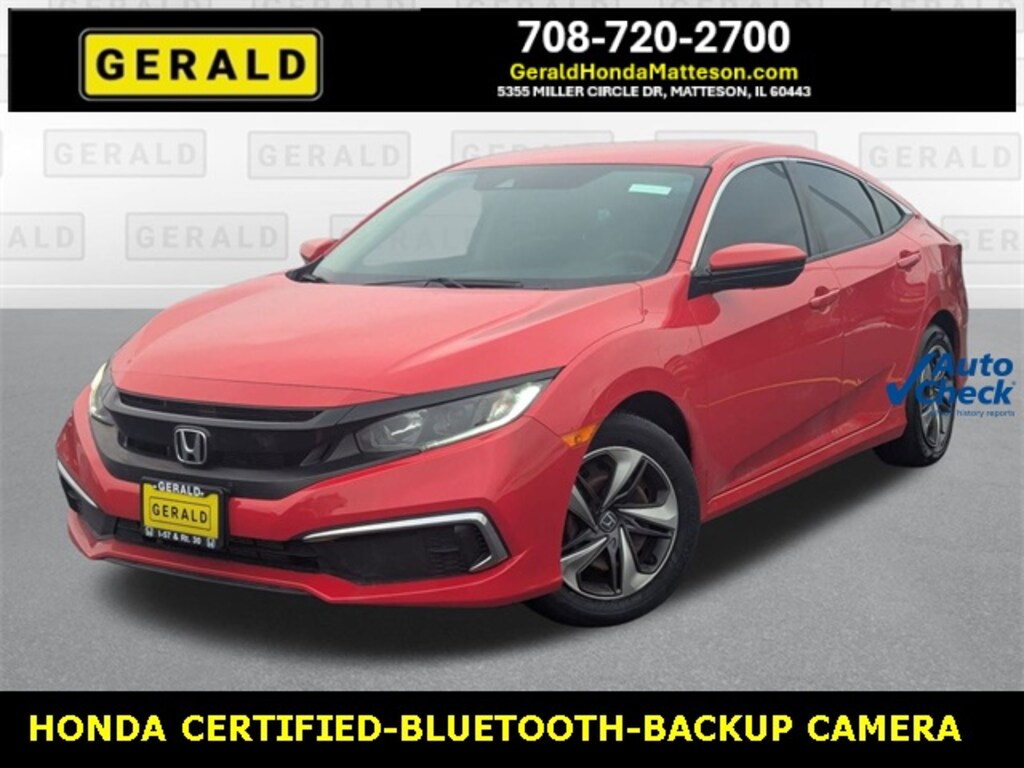 Certified 2020 Honda Civic LX Sedan