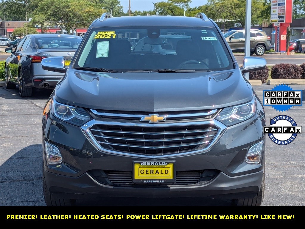 Used 2021 Chevrolet Equinox Premier with VIN 2GNAXNEV3M6158600 for sale in North Aurora, IL