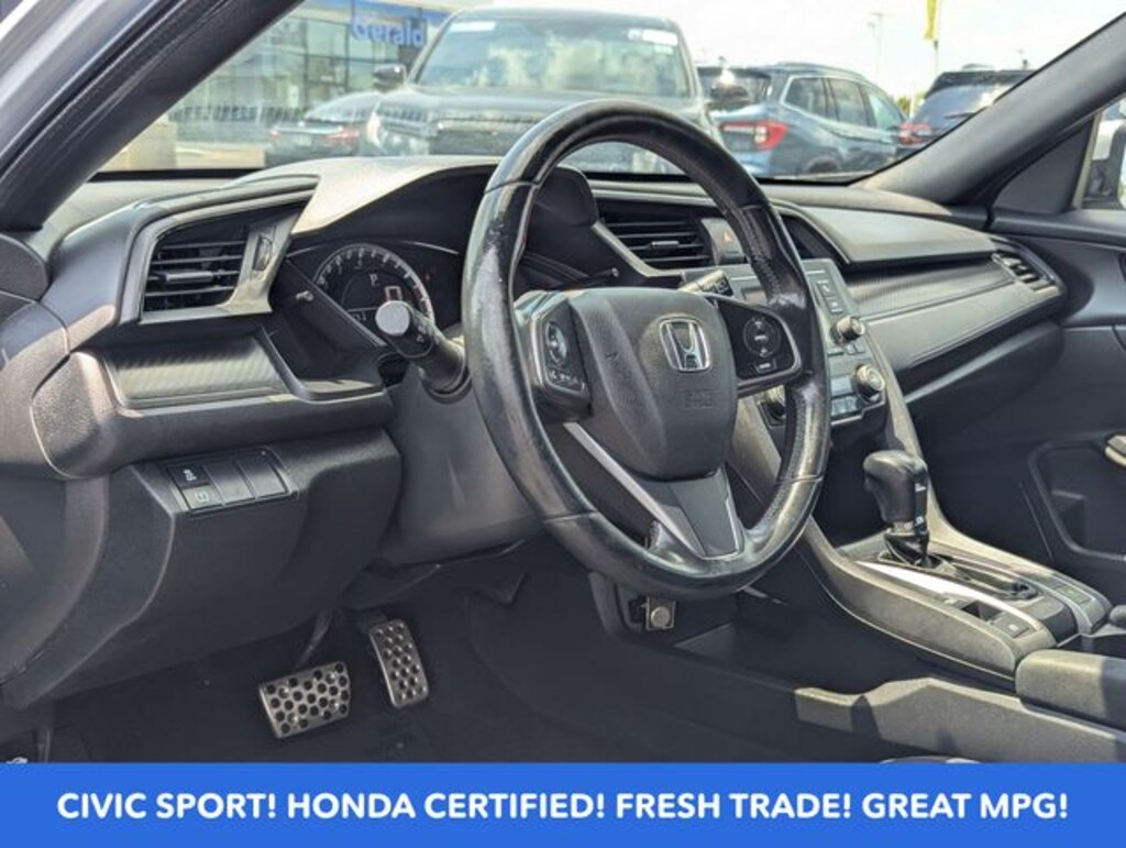 Certified 2018 Honda Civic Sport Hatchback