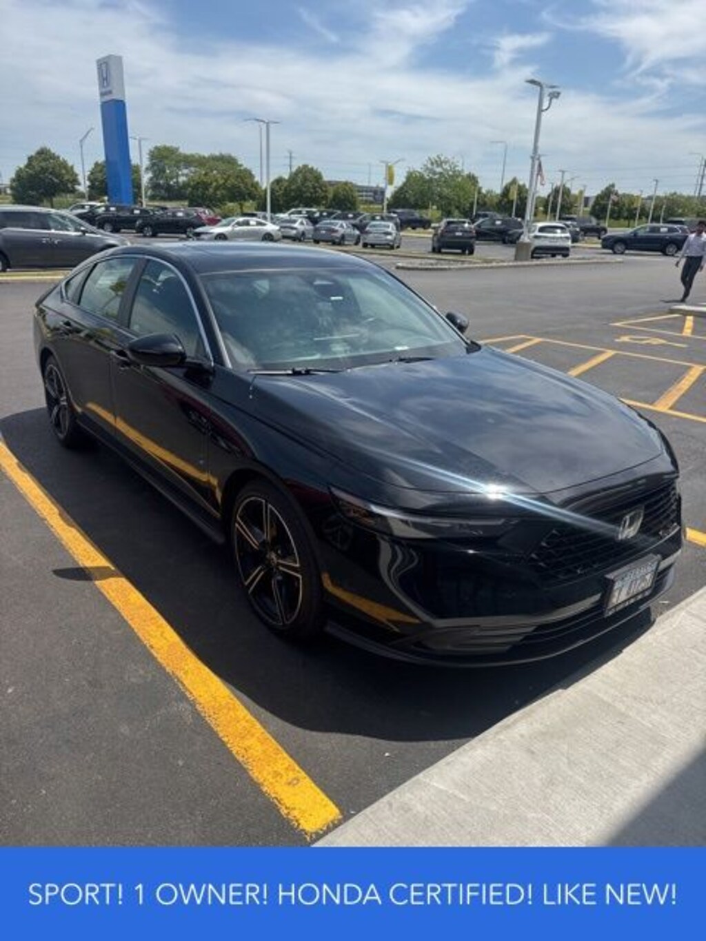 Certified 2025 Honda Accord Hybrid Sport Sedan