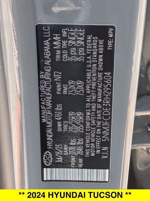 2024 Hyundai Tucson SEL - Photo 32