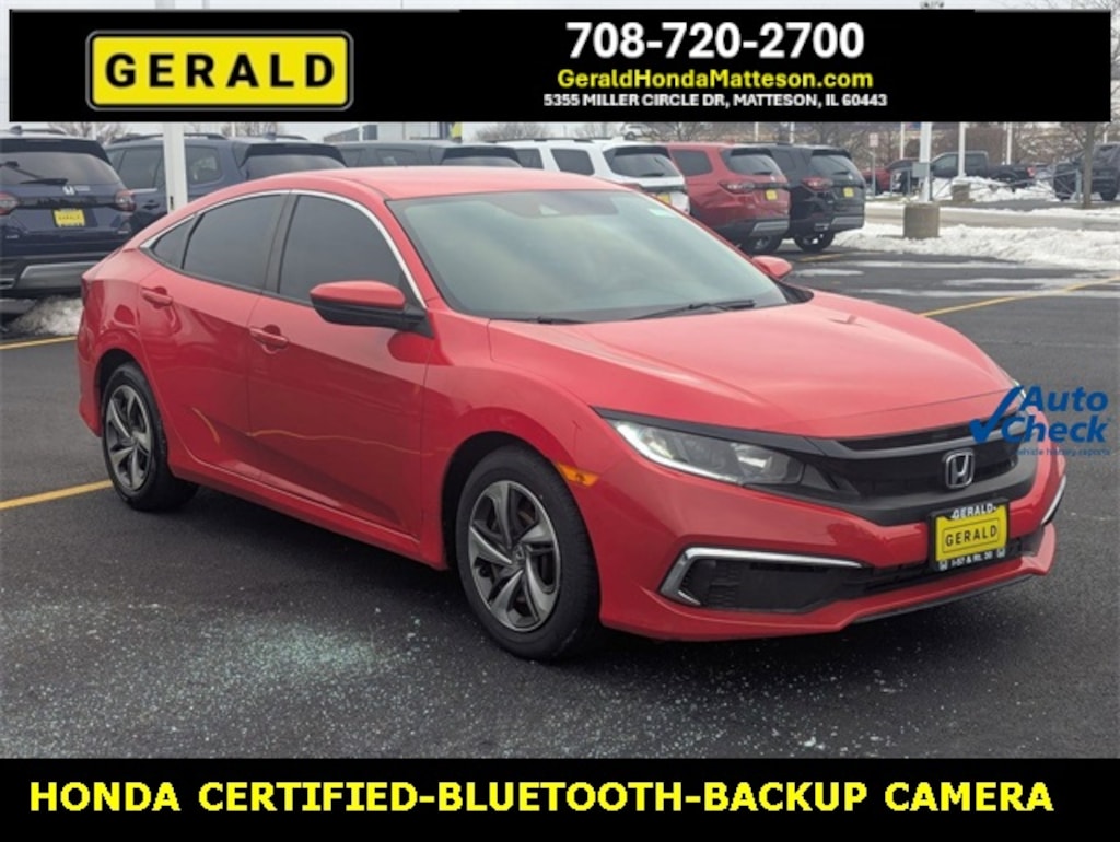 Certified 2020 Honda Civic LX Sedan