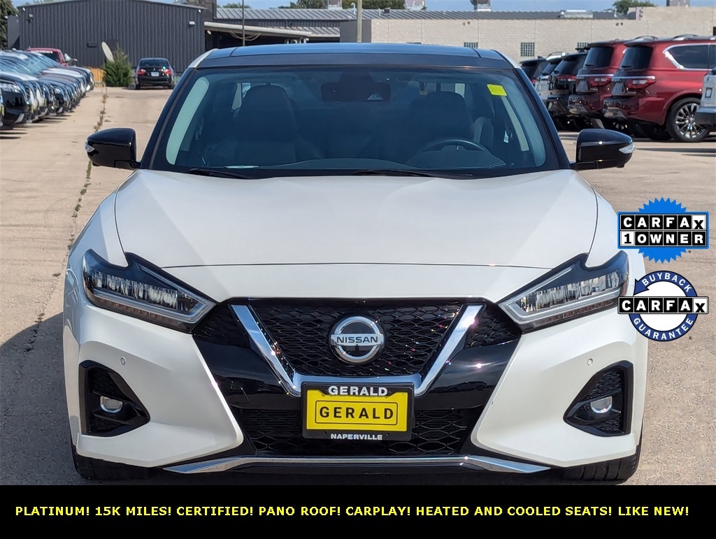 Certified 2021 Nissan Maxima Platinum with VIN 1N4AA6FV9MC516150 for sale in North Aurora, IL