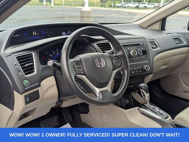 Used 2015 Honda Civic LX with VIN 19XFB2F57FE024377 for sale in North Aurora, IL