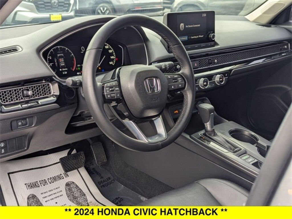 Certified 2024 Honda Civic EX-L Hatchback