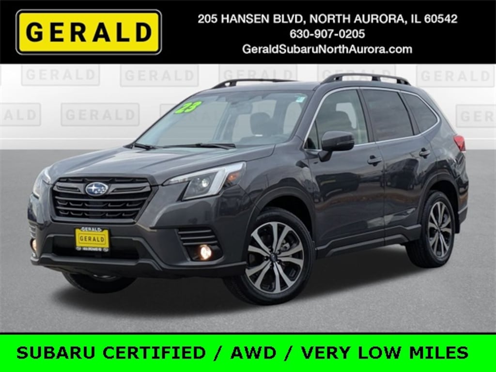 Certified 2023 Subaru Forester Limited SUV