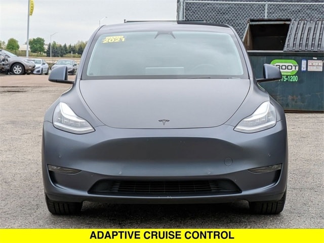 Used 2021 Tesla Model Y Long Range with VIN 5YJYGDEE3MF084316 for sale in North Aurora, IL