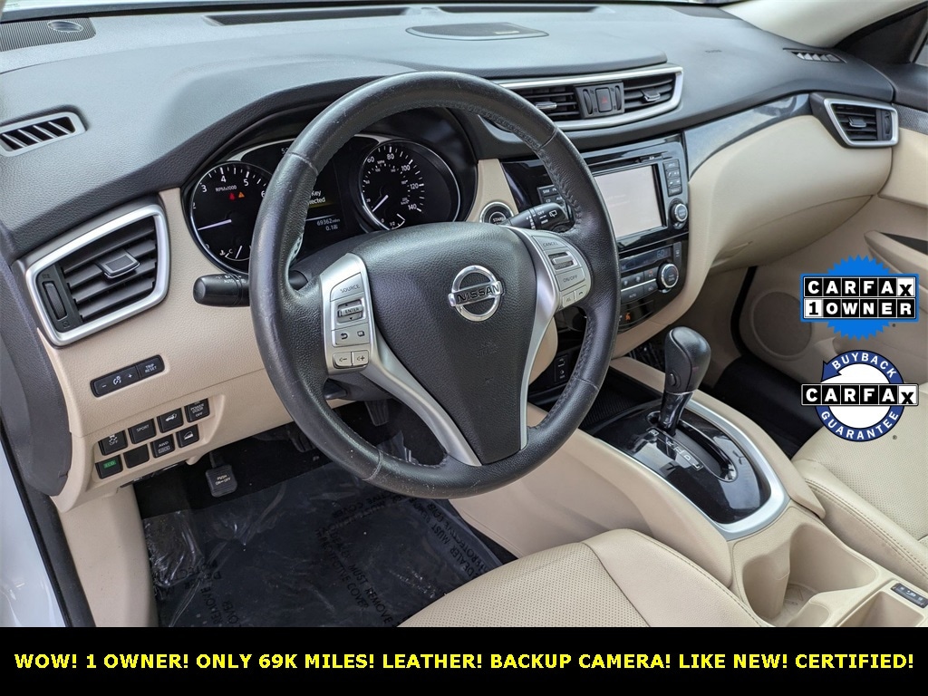 Certified 2016 Nissan Rogue SL with VIN 5N1AT2MV8GC750019 for sale in North Aurora, IL