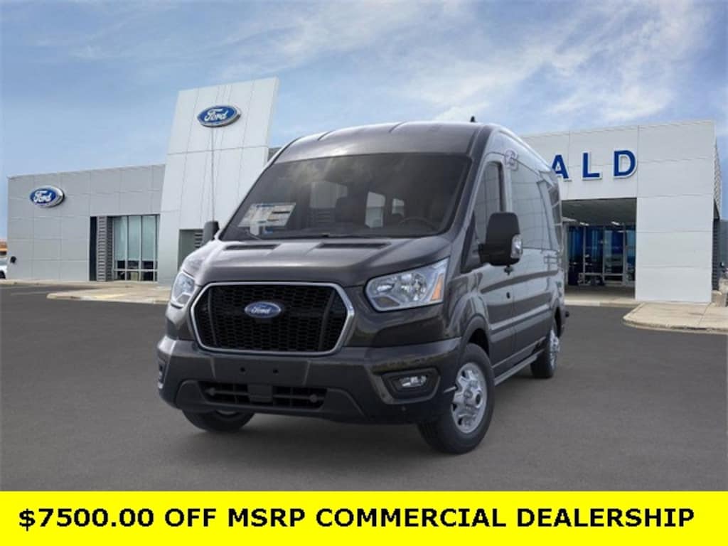 New 2025 Ford Transit-350 Passenger XLT Wagon Medium Roof Van