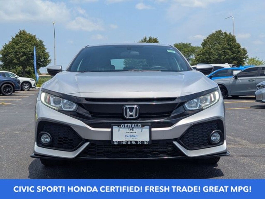 Certified 2018 Honda Civic Sport Hatchback