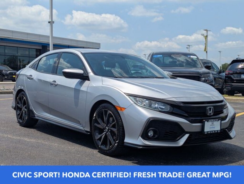 Certified 2018 Honda Civic Sport Hatchback