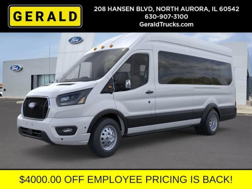 New 2026 Ford Transit-350 Passenger XLT Wagon High Roof HD Ext. Van