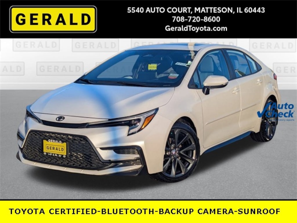 Certified 2025 Toyota Corolla SE Sedan