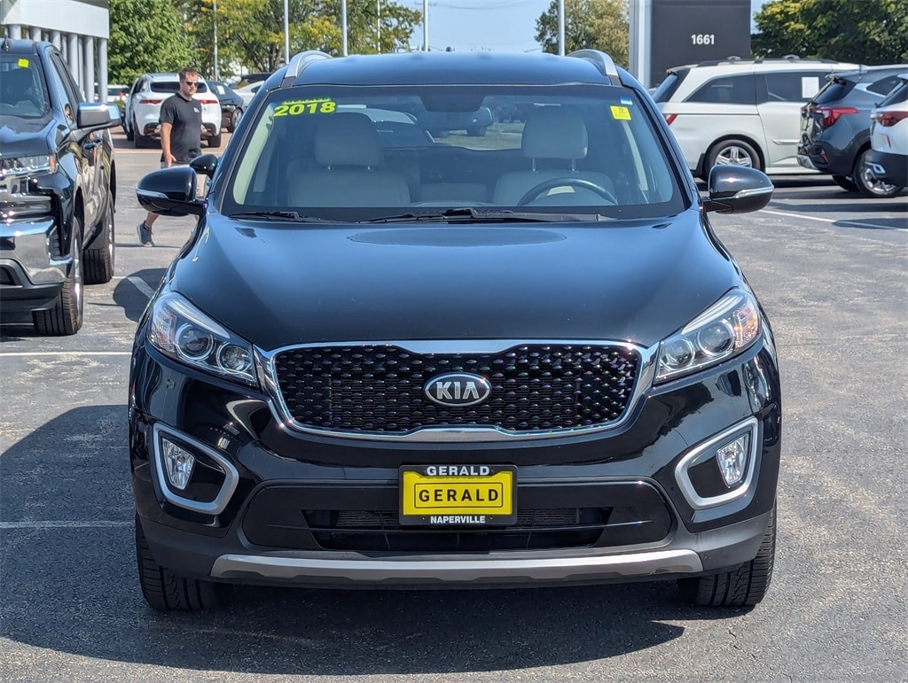 Used 2018 Kia Sorento EX with VIN 5XYPHDA51JG349530 for sale in North Aurora, IL