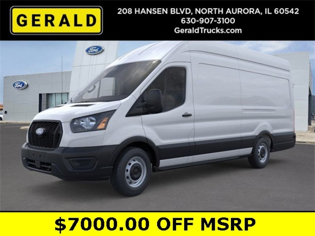 New 2026 Ford Transit-350 Cargo Base Van Cargo Extended