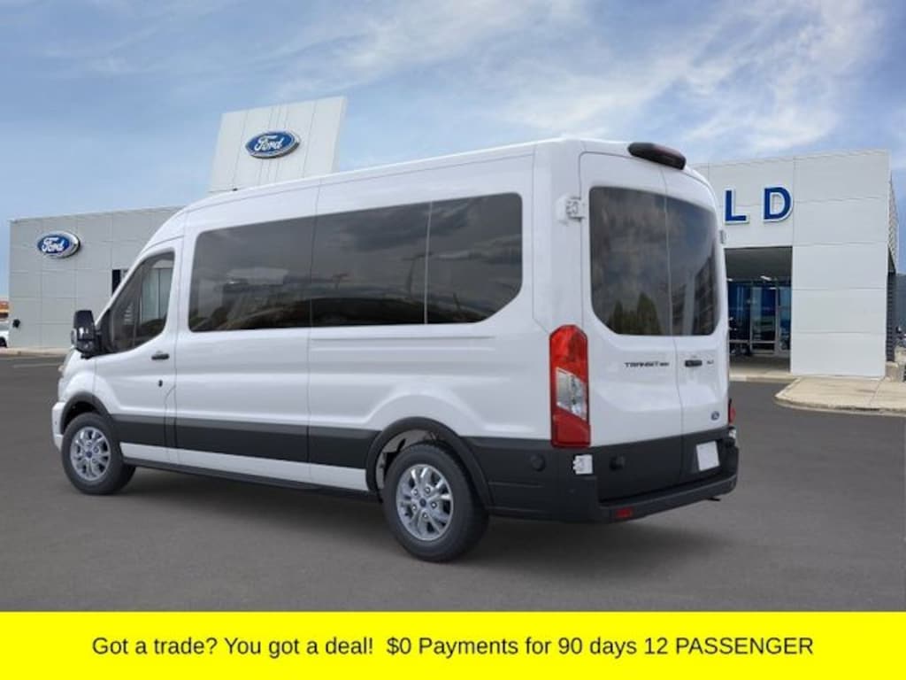 New 2026 Ford Transit-350 Passenger XLT Wagon Medium Roof Van